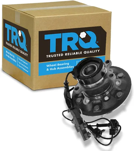 Miniatura 22 de TRQ Cojinete de rueda delantera y conjunto de cubo con sensor ABS compatible con Toyota Sequoia 2008-2022 Tundra 2007-2021
