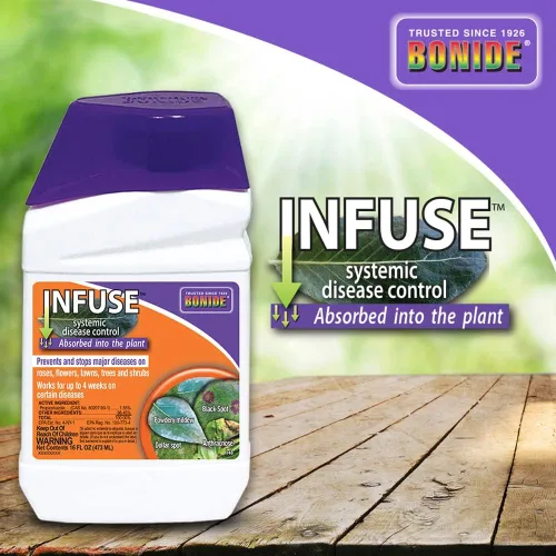 Miniatura 5 de Bonide Infuse Systemic Disease Control, solución concentrada de 16 onzas para el control de enfermedades de las plantas, de larga duración