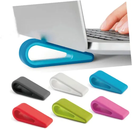 Miniatura 6 de Soporte para laptop con mini radiador de refrigeración, soporte de computadora ajustable, elevador universal para portátil, almohadilla