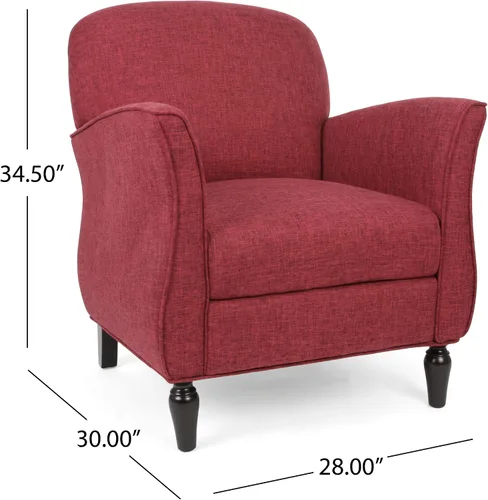 Miniatura 2 de Christopher Knight Home Crew - Sillón tradicional de tweed, arándano, gris