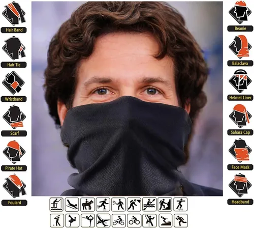 Miniatura 3 de Paquete de 6 Polainas para el Cuello Tubo Máscara Facial UV Bandana Pasamontañas Shiesty Bufanda Mágica Tocado Diademas Envolturas para mujeres