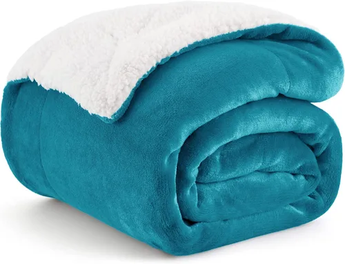 Miniatura 47 de Bedsure GentleSoft - Manta de forro polar Sherpa para sofá, manta de Navidad gruesa y cálida para invierno, manta de felpa suave y esponjosa como