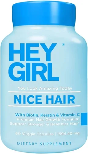 Vitaminas para el cabello para ayudar a adelgazar y caer – Suplemento capilar para hacer crecer el cabello más rápido, más fuerte y tener una piel y