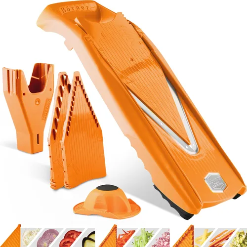 Miniatura 25 de Börner V5 PowerLine - Juego profesional de cortadores de verduras (7 piezas) • Cortador de verduras (cepilladora en V) para frutas y verduras +