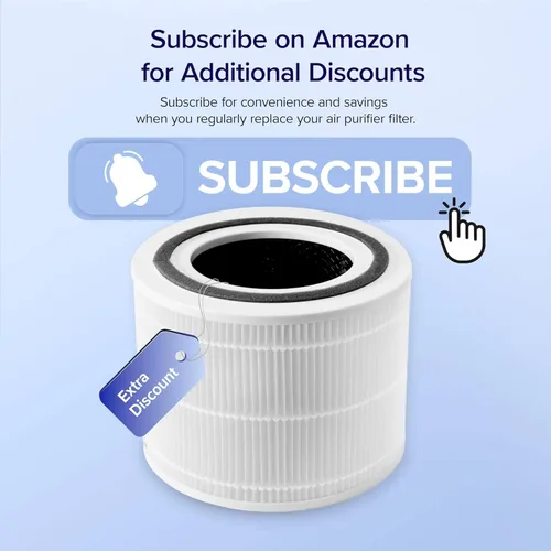 Miniatura 8 de Levoit Filtro de repuesto original para purificador de aire Core 300-P, filtro Core300S-P, verificación AHAM, compatible con el modo de suspensión