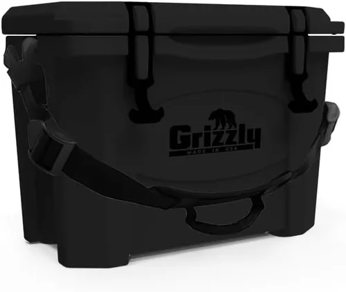 Miniatura 2 de Grizzly - Enfriador de 15 cuartos de galón Baúl de hielo duradero con aislamiento rotomoldeado Fabricado en Estados Unidos Garantía de por