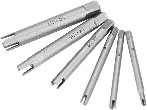 Miniatura 7 de Fafeicy Removedor de tornillos pelados, juego de extractor de grifos, removedor de grifos de cabeza rota de acero de alta velocidad, juego