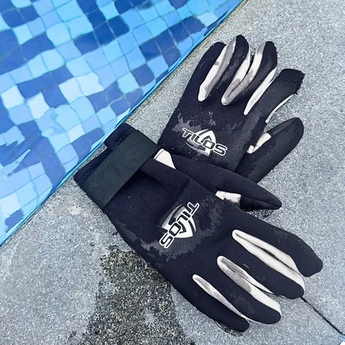 Miniatura 2 de Tilos Guantes de buceo tropical de 0.059 pulgadas con piel Amara para esnórquel, kayak, esquí acuático, vela, buceo, rafting
