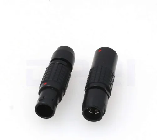 Miniatura 4 de 1B PHG y FGG 2 pin Push-Pull Conector Circular Enchufe macho y enchufe hembra Color Negro