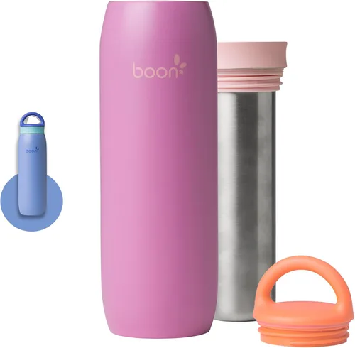 Miniatura 8 de Boon Frosh Enfriador Portátil de Leche Materna - Enfriador de Leche Materna de Acero Inoxidable - Envase de Almacenamiento de Leche Portátil de Azul