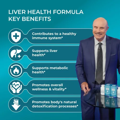 Miniatura 3 de PUREHEALTH RESEARCH Salud hepática - Suplemento de desintoxicación y reparación de limpieza hepática - con cardo mariano, cúrcuma en polvo, diente