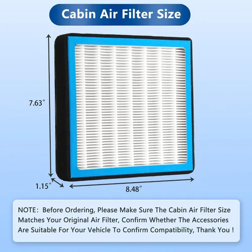 Miniatura 6 de Filtro de aire de cabina CP285 con carbón activado para Toyota 4Runner Highlander Tundra y Lexus ES350 RX350 RX450H GX460, Avalon Camry Corolla