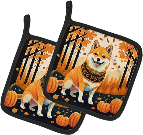 Miniatura 40 de Caroline's Treasures DAC1022PTHD Border Collie - Juego de soportes para ollas resistentes al calor, almohadillas calientes para horno, para cocinar