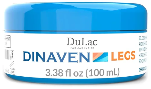Miniatura 7 de Dulac, Dinaven Legs Gel Cream, refrescante y refrescante, con diosmina y mentol, extracto de castaño de indias, escoba de carnicero y vid roja