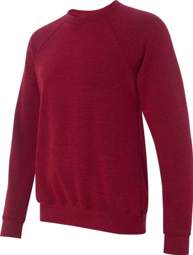 Miniatura 15 de Bella Canvas Sudadera de forro polar de esponja con cuello redondo (3901), Gris oscuro (Dark Grey Marble Fleck), M