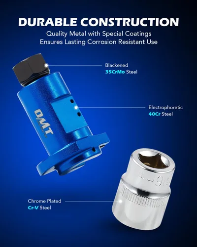 Miniatura 7 de Herramienta de esparcidor de puntales Orion Motor Tech, herramienta de esparcidor de suspensión universal con enchufe de transmisión de 3/8