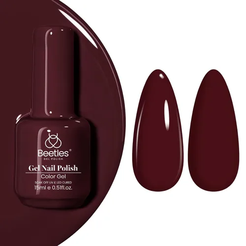 Miniatura 15 de Beetles - Esmalte de uñas en gel de perlas de 0.5 onzas líquidas, esmalte de uñas de gel blanco perla brillante, sirena perlado, esmalte de uñas