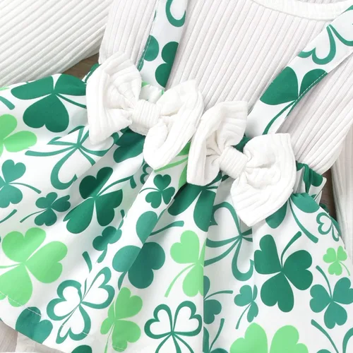 Miniatura 61 de Unutiylo Ropa de bebé recién nacida prematura con tirantes, traje de otoño e invierno, traje de manga larga con volantes