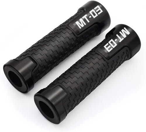 Miniatura 4 de Manillar de motocicleta de 22/0.945 in empuñaduras de manillar de motocicleta CNC de goma para Yamaha MT03 MT 03 MT-03 MT-03 Accesorios Mango