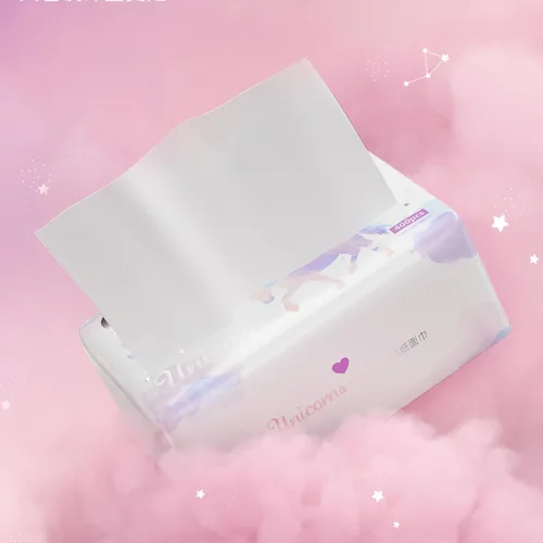 Miniatura 5 de Paquete de 6, tejido facial pequeño y suave, papel higiénico, servilleta desechable, funda de bolsa no caja, papel facial blanco, material fibra