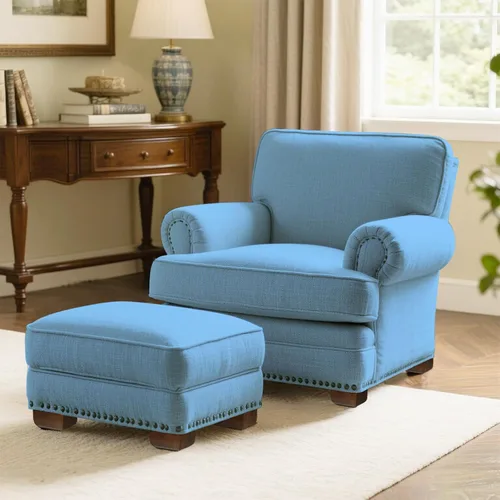 Miniatura 9 de Juego de 4 patas cuadradas para sofá, patas de repuesto de madera de 2 pulgadas para muebles, color marrón oscuro