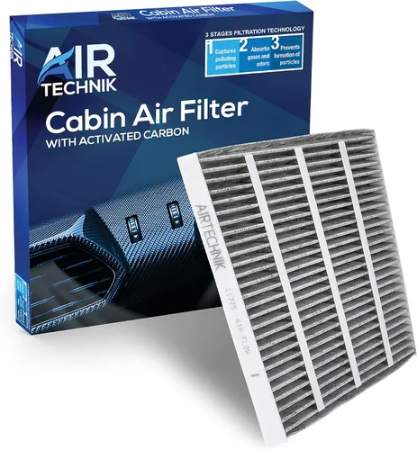 AirTechnik CF11775 Filtro de aire de cabina con carbón activado | Compatible con Ford Edge 15-24, Fusion 13-20, SSV Plug-in Hybrid 19-20, Lincoln