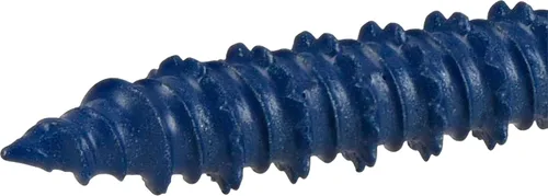 Miniatura 3 de Power Pro Anclajes de tornillo de hormigón de cabeza plana blancos (1/4" x 1-1/4") - 100 piezas