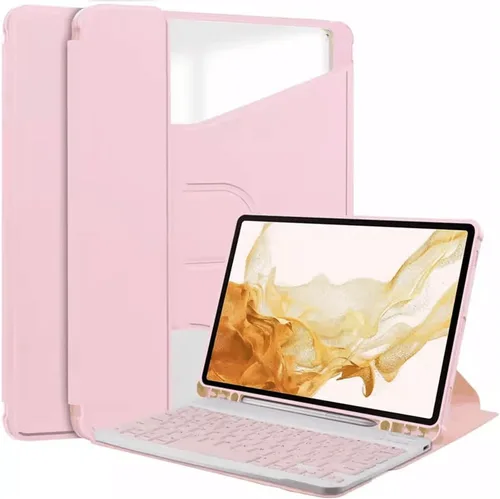 Miniatura 12 de kaidisen Funda con teclado giratorio 360º para Galaxy Tab S6 Lite de 10.4 pulgadas, soporte vertical magnético desmontable teclado delgado Folio