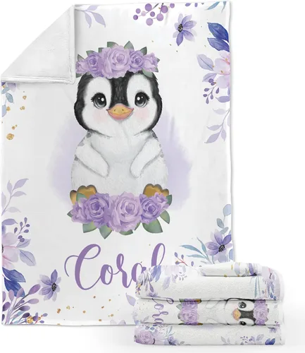 Miniatura 9 de ZouZou Mantas de bebé personalizadas con nombre, mantas de bebé personalizadas para niñas, manta de bebé de oso, el mejor regalo para bebé, recién
