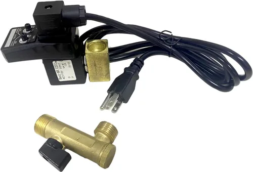Miniatura 7 de Válvula de drenaje automática electrónica G1/2" 1,6 MPa, drenador automático para tanque de aire o secador de aire, CA 110V 50Hz con enchufe de EE.