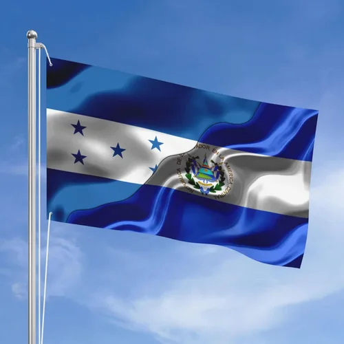 Miniatura 9 de Banderas de Honduras y República Dominicana para exteriores de 3 x 5 pies, tres capas de tela para coser a doble cara, impresión de 3 x 5 pies