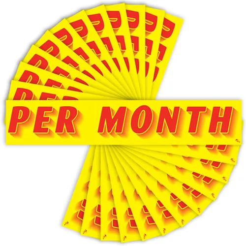 Miniatura 18 de Versa-Tags BHPH Buy Here Pay Here - Calcomanías para parabrisas, paquete de 12 calcomanías publicitarias para concesionarios Compra aquí Paga Aquí