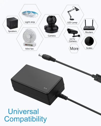 Miniatura 6 de ALITOVE Fuente de alimentación de 12 V CC 12 voltios 3A 36 W adaptador de corriente 100 ~ 240 V CA a CC 12 V convertidor 3Amp 2.5A 2A AC/DC
