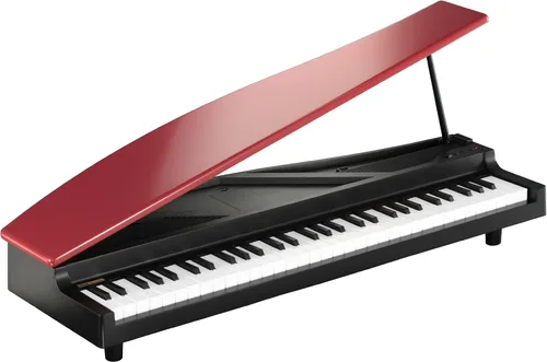 Korg micropiano 61-Key Piano digital compacto, color negro parte superior
