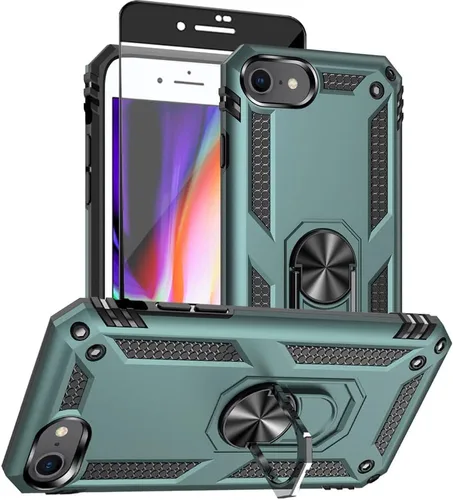 Miniatura 37 de Funda para iPhone 13, iPhone 13, [grado militar de 16 pies probada en caídas], anillo protector a prueba de golpes para iPhone 13, azul