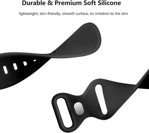 Miniatura 5 de Funda de silicona suave con correa compatible con Apple Watch de 1.92 pulgadas, 1.81 pulgadas, 1.77 pulgadas, 1.73 pulgadas, 1.654 pulgadas, 1.614