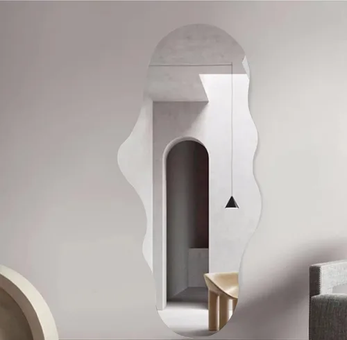 Miniatura 5 de BST FURNH Espejo Único de Cuerpo Completo Montado en la Pared Espejo Alto Espejo de Cuerpo Completo de Longitud Completa Espejo de Longitud de Piso