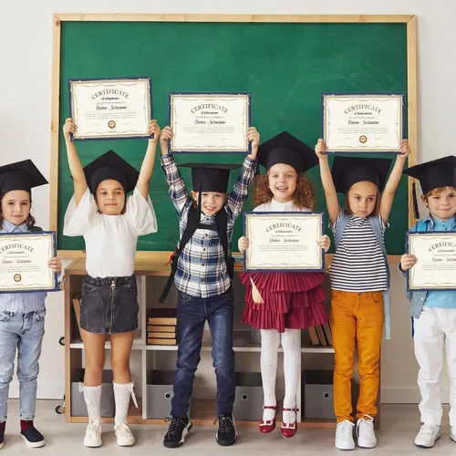 Miniatura 7 de Fainne 70 unidades de papel de aluminio a granel de 8.5 x 11 pulgadas, cubierta de diploma de premio de una sola cara para cartulina tamaño carta