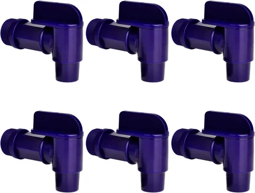Miniatura 8 de Grifo de espita de plástico para jarras y tambores, material de polietileno duradero, tamaño de rosca de 3/4 pulgadas, 1 paquete
