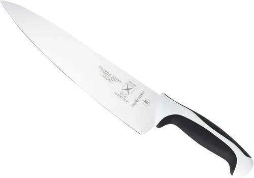 Miniatura 59 de Mercer Culinary - M23210WBH Mercer Culinary Millennia - Cuchillo para pan con borde ondulado de 10 pulgadas de ancho, color blanco