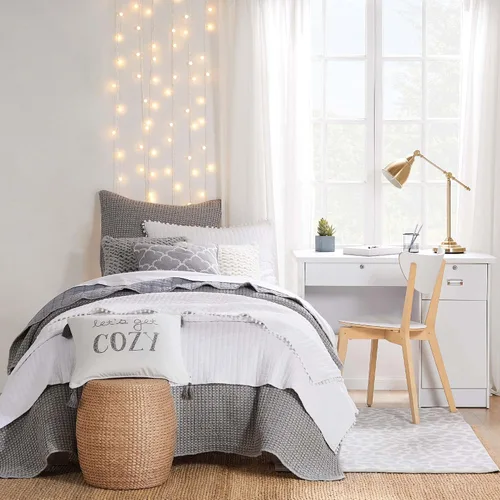 Miniatura 114 de Levtex Home Mills Waffle - Juego de colcha King (122 x 106 pulgadas) con 2 fundas de almohada (36 x 20 pulgadas) - Rubor - Juego de colcha de Blush
