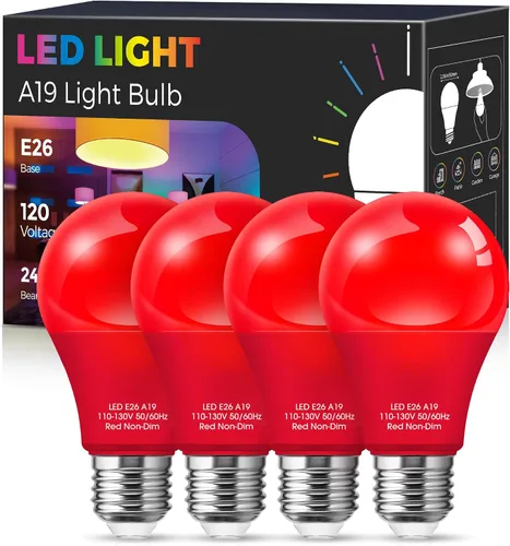 Miniatura 11 de Fulighture Paquete de 2 bombillas de inundación verdes, PAR38 de 15 W (equivalente a 100 W) E26, bombillas LED verdes de inundación para exteriores