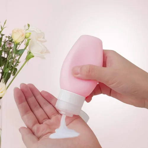 Miniatura 6 de Botellas de viaje para artículos de tocador, botella de viaje aprobada por la Tsa, contenedor de viaje de champú de 3 onzas, sin BPA, a prueba