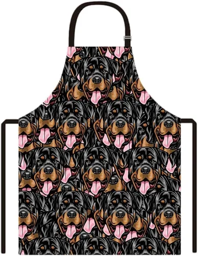 Miniatura 2 de Delantal de chef con diseño de Rottweiler para perros