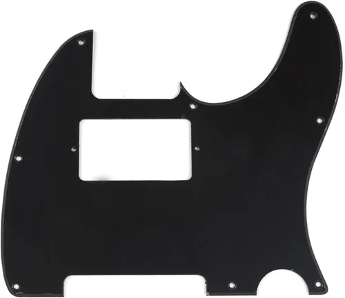 Miniatura 9 de Musiclily - Golpeador de 8 agujeros, humbucker, para Fender Telecaster estadounidense/mexicana de estilo moderno, guitarra eléctrica, 1 capa, negro
