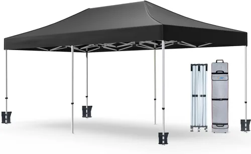 Miniatura 7 de AMERICAN PHOENIX Tienda de campaña con dosel de 10 x 20 pulgadas, portátil, instantánea, comercial, resistente, para exteriores, refugio, tienda