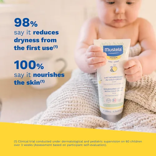 Miniatura 7 de Mustela Set de regalo para la hora del baño de piel seca para bebés, esenciales para el cuidado de la piel del bebé, con aguacate natural y crema
