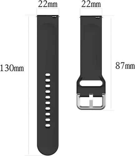 Miniatura 5 de BabyValley Correas de reloj ajustables de liberación rápida de repuesto, correa de silicona transpirable compatible con Huawei Watch GT3 Pro/GT2