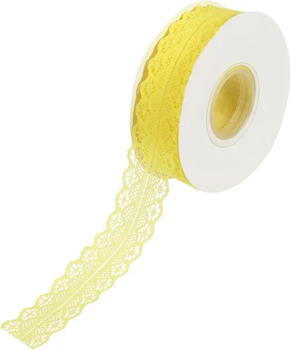 Miniatura 52 de MECCANIXITY 1.2 Inch Wide 15 Yard Lace Ribbon Floral Pattern Beige Lace Trim Ribbon for Gift Wrapping Bouquets, Wedding Decor Sewing Making, and DIY