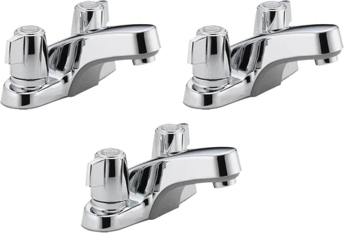 Miniatura 3 de Peerless Delta Faucet Peerless P241LF Classic - Baño de dos asas, cromado